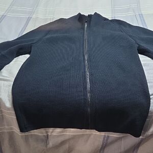 Calvin Klein Men's Black Cardigan Sweater